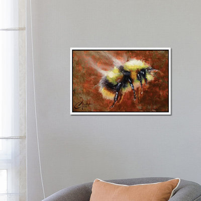 Abstract Form Study - Bee by Christopher Clark - Floater Frame Gallery-Wrapped Canvas Giclée on Canvas