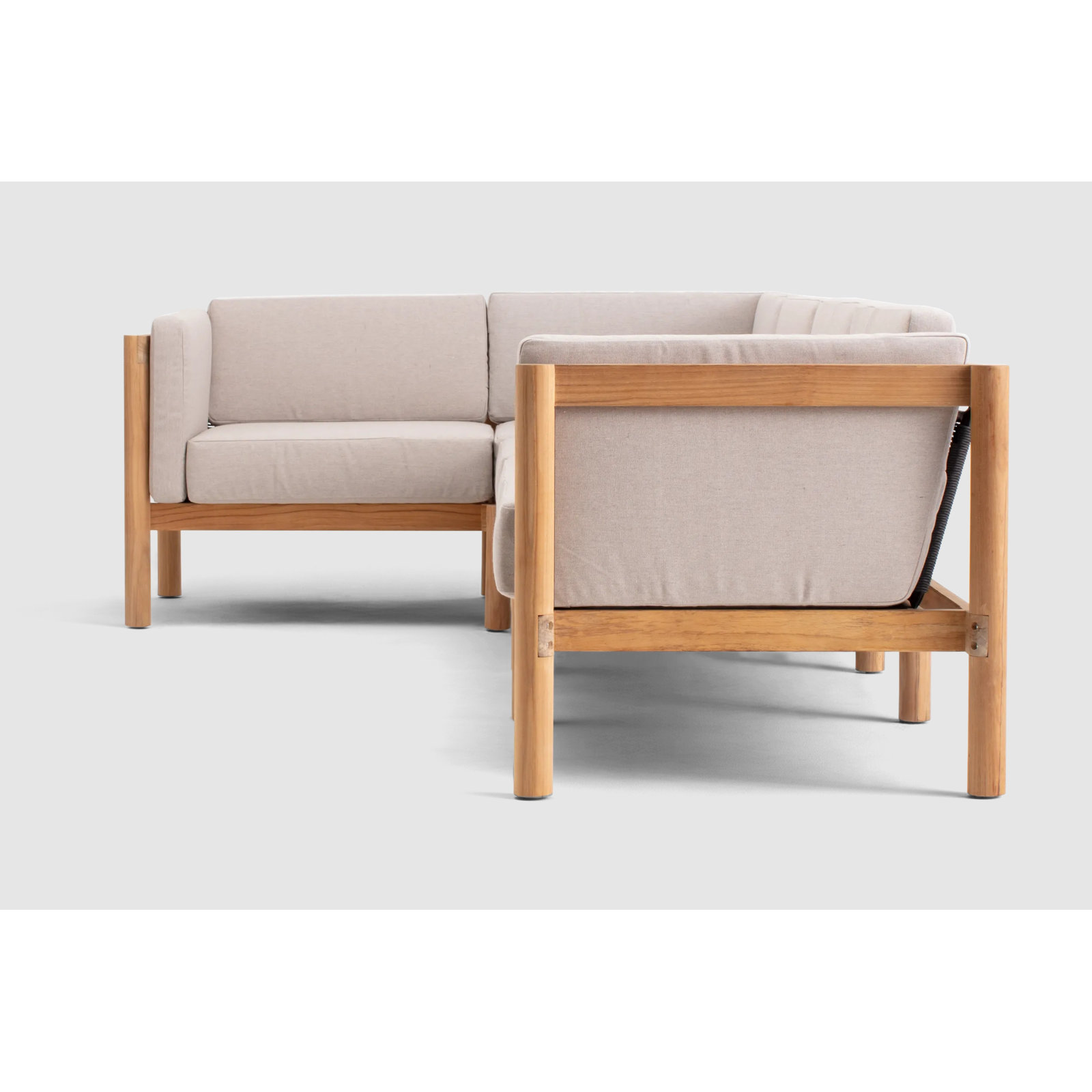 Haven 118" Sunbrella® Patio Sectional, Sunbrella Ashe, 4