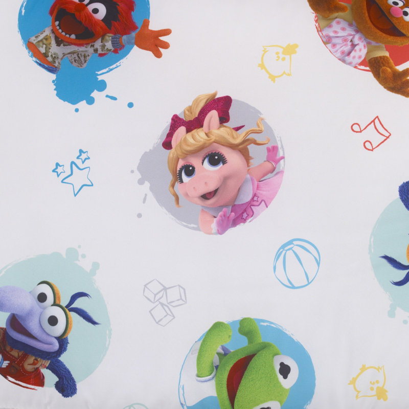 Drap de rembourrage muppet pour bébés école maternelle disney