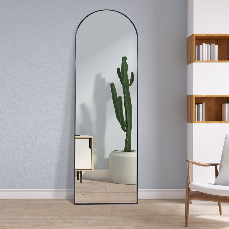 Miroir mural Oribelle, 63 po x 20 po, Noir