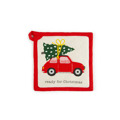 Excelsa Ready For Christmas Cotton Potholder