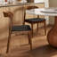 Ensemble de salle à manger rond Ikerne Kitchen avec plateau tournant et 4 chaises-1642518489
