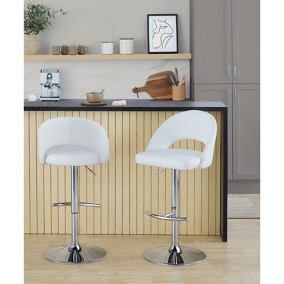 Tabouret de bar réglable avec pivot