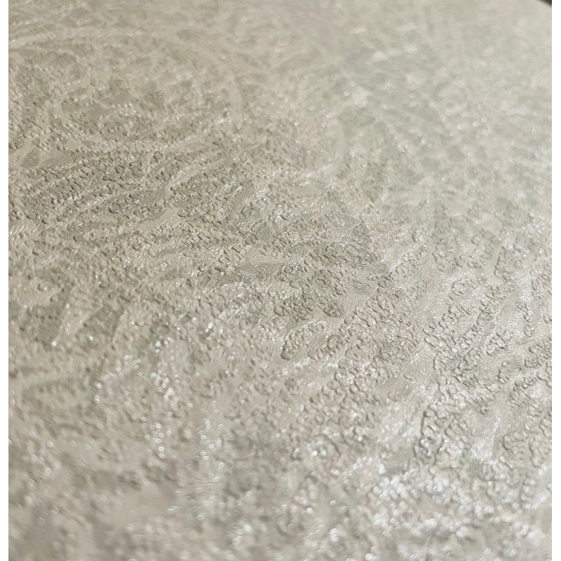 Papier peint texture fougère, Rose