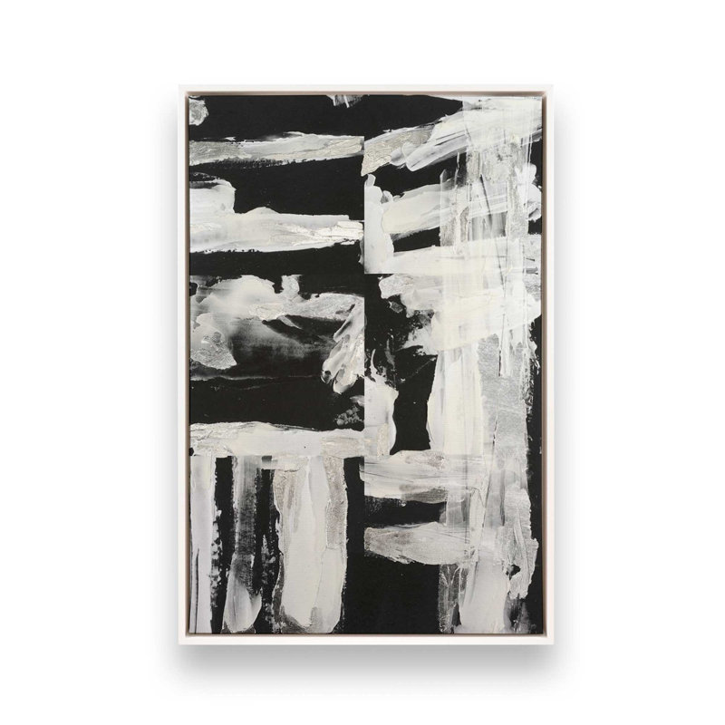 "Structural Dissonance II" par Melissa Wang, reproduction d'art sur toile, «Floater», reproduction encadrée sans passe-par