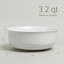over&back Rimmed Semi Hand-Finished Stoneware 10" Serving Bowl-102146055