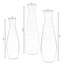 Ensemble de 3 vases de plancher Clarkston