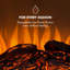 Klarstein 98.5cm W White Electric Fireplace