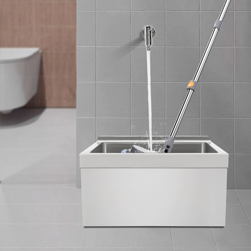 Lavabo commercial en acier inoxydable