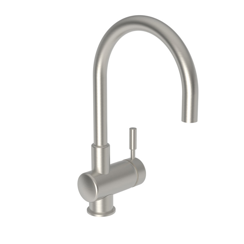East Linear Single Handle Bar Faucet, Satin Nickel