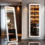 Miroir sur pied pleine longueur avec lumières DEL Belspring Mirror-930559889