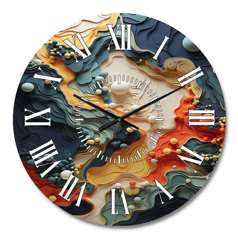 Horloge murale Biomorphism Organic Forms II - Biomorphism, Médium