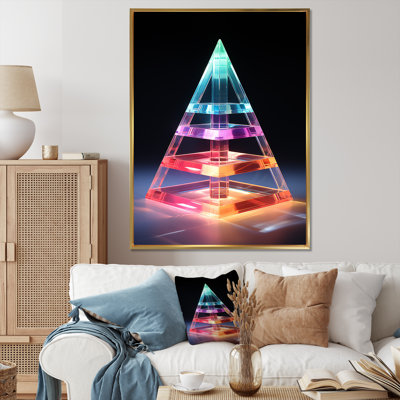 Pendular Prism Abstract Geometric 2 - art mural géométrique