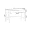 Bureau rectangulaire en pierre frittée avec 2 tiroirs-938914700