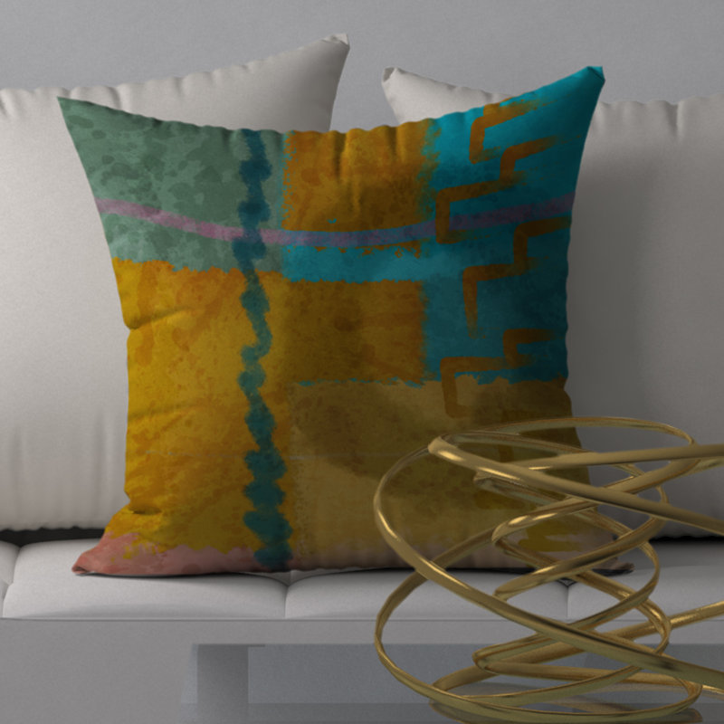  Housse et insert de coussin carré charmant, 20" H x 20" W