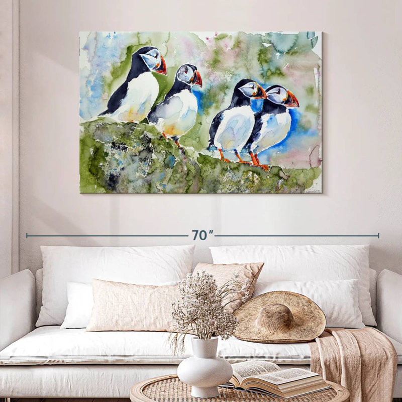 The Puffins On Stone I