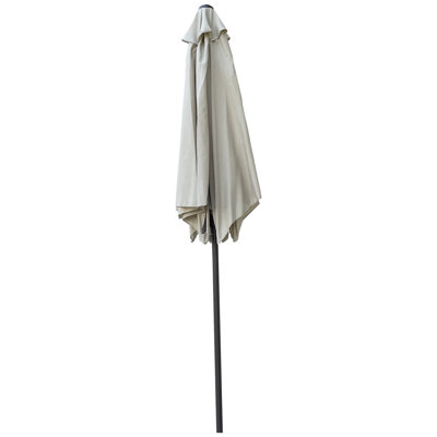 Frozen Dew 9Ft Umbrella - Colorfast Fabric Canopy, Stable Steel Pole, Air Vent For A Cooler Experience, Effortless Cover, Robust Pole With Vent, Simple Tilt Feature