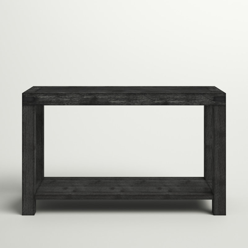 Console en bois massif Kaicey