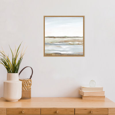 «Vastness I (Landscape)» par Eva Watts, reproduction d'art graphique sur toile