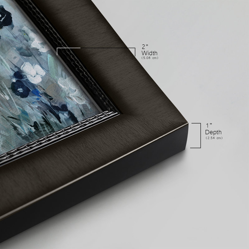 «Teal Light Garden», reproduction d'un seul cadre photo sur toile, H 29 po x l 53 po x P 2,5 po