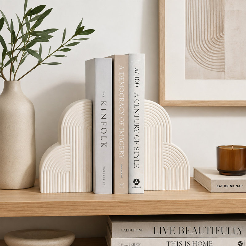 Ensemble de serre-livres Boho Rainbow