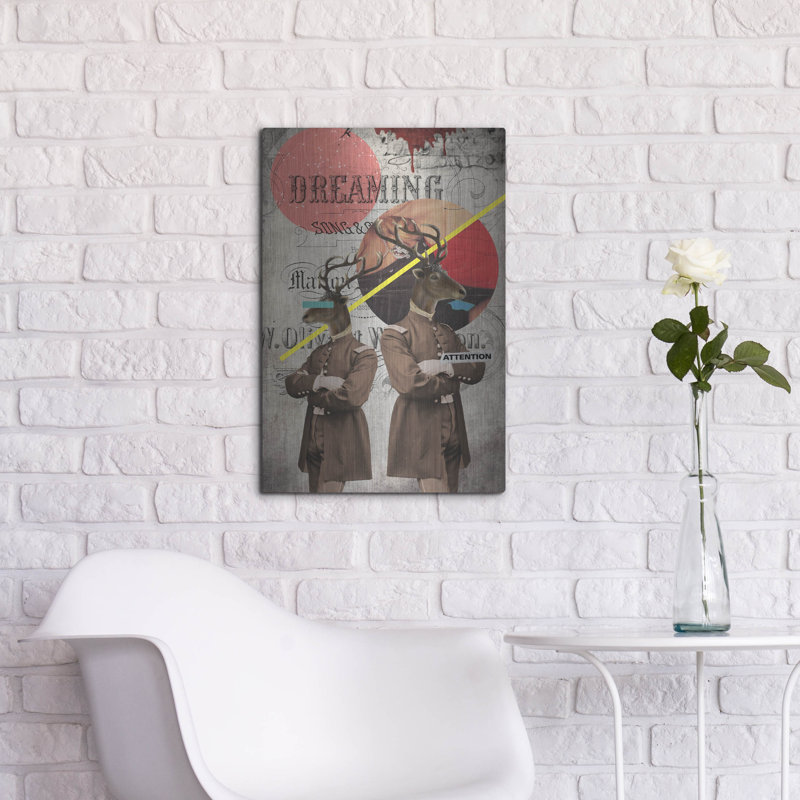 «The Guardians» par Elo Marc, Millwood Pines, art mural en métal, 16 po x 24 po, H 24 po x l 16 po