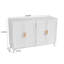 Buffet avec 4 portes et tablettes amovibles