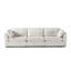 Tissu chenille blanc crème modulaire - 3, victorien, accoudoirs roulés Grace Victorian 3