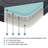 Firm Comfort Gel-Infused Memory Foam Hybrid Mattress in a Box, Dark Gray-965739560-965739567