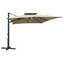 13-Ft Aluminum Patio Cantilever Umbrella with Removable Light Strips-170617809