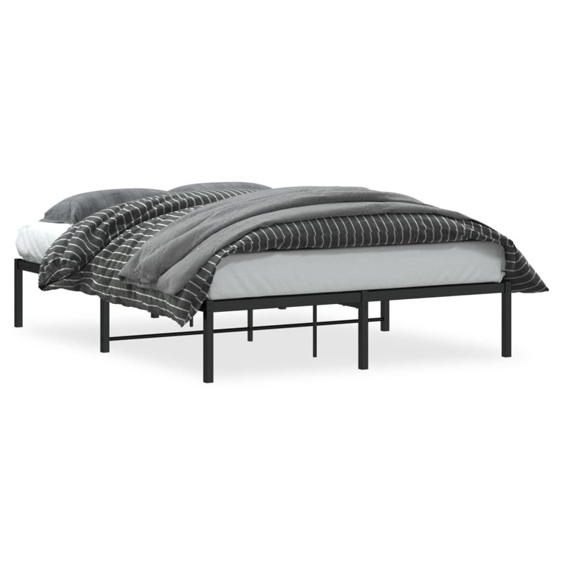 Akenside Bed, Black, Double (4'6)