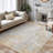Siddon Chenille Mashine Washable Vintage Indoor Arae Rug with Non-Slip Backing for Bedroom Living Room Kitchen Entryway-1328895839