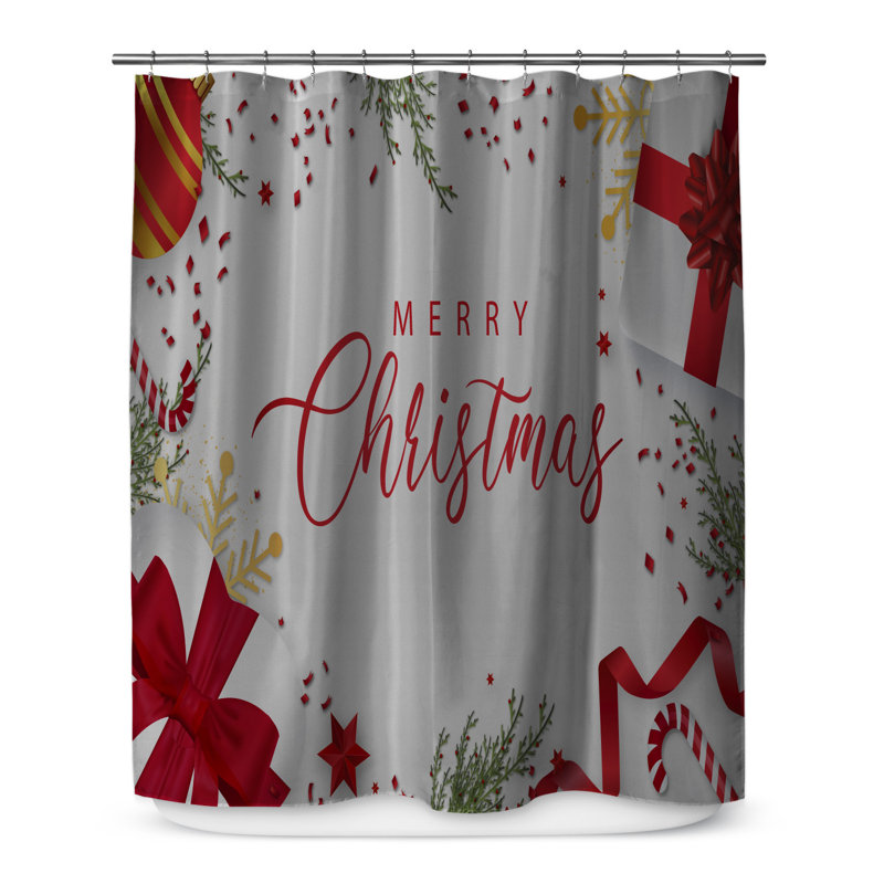 Bissen Shower Curtain, 70" H x 71" W