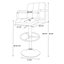 Tabouret de bar pivotant à hauteur réglable Aishvi-1021443379