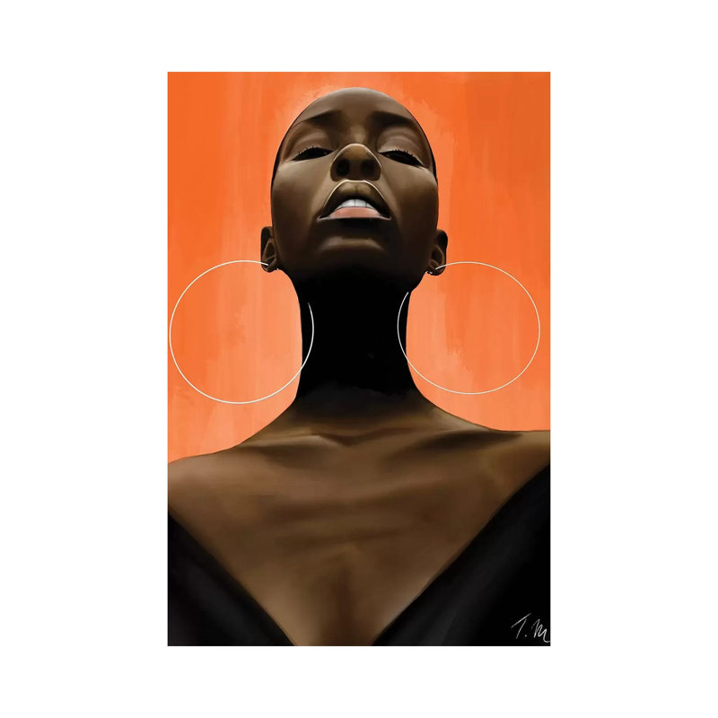 Monarch by Tafari Mills - Print on Canvas, 101.6 cm H x 66.04 cm W x 1.91 cm D, Wrapped Canvas