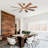 Trosclair 60'' 8- Blade Reversible DC Ceiling Fan with LED Lights and Remote Control