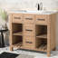Meubles de rangement en bois rustiques de 91 cm (36 po)-504780169
