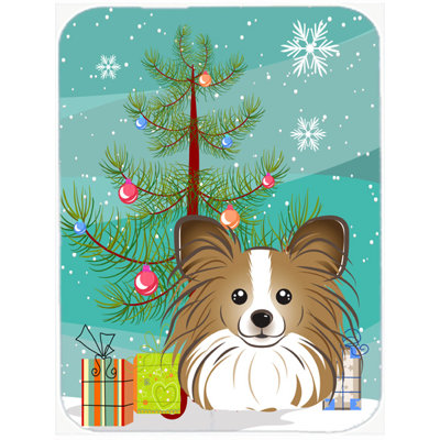 Under the Christmas Tree Wood Glass Cutting Board