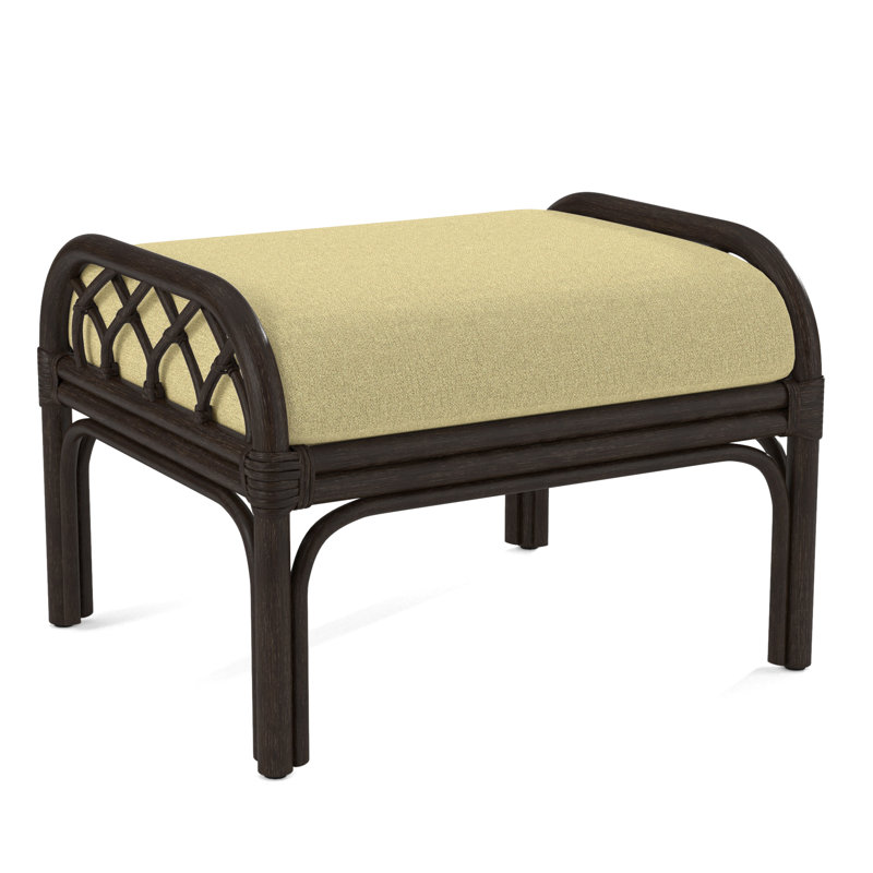 Edgewater Ottoman, Brown Geometric, 0456-33, Java