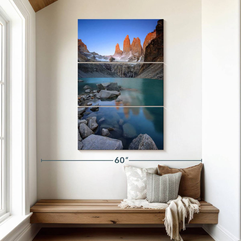 Alvord Paine Towers Alpenglow, H 50 po x l 32 po