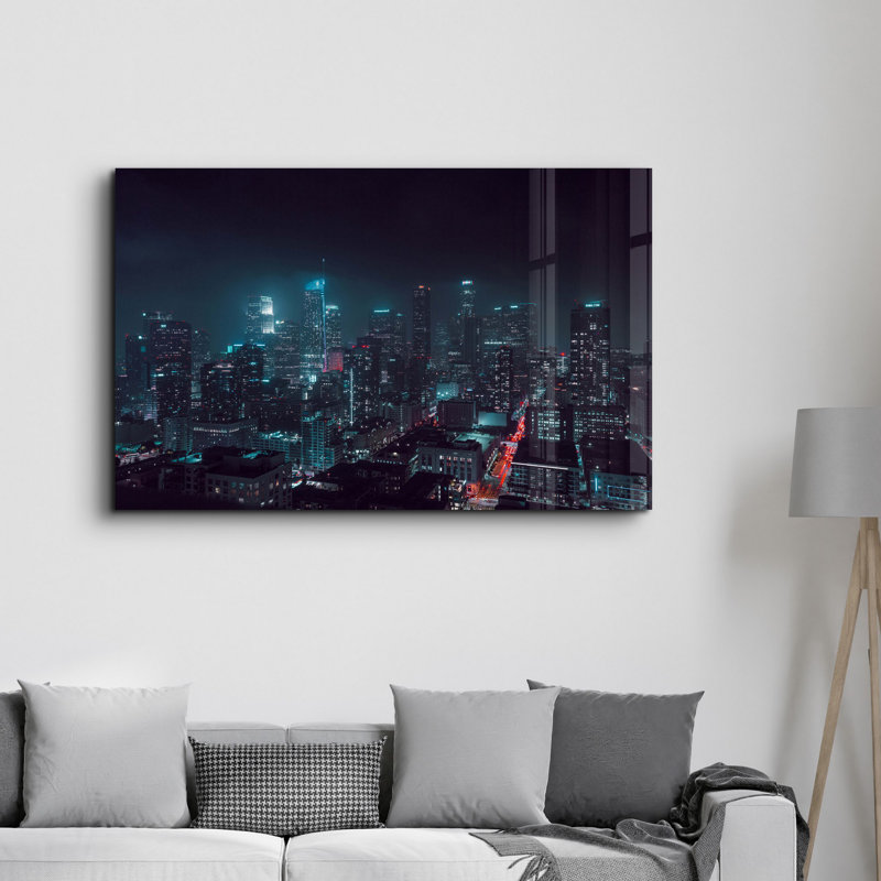 Peinture décorative en verre trempé