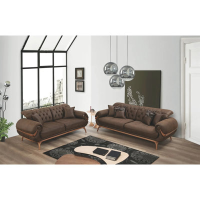 Pakin 2 - Piece Vegan Leather Living Room Set -  Canora Grey, E556C42D5E594A4A9319F8D549FE0FFF