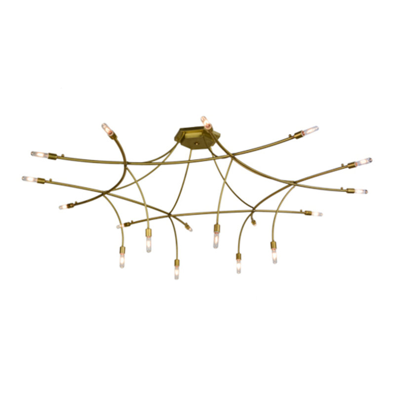 Lustre de fantaisie unique à 18 lumières Amettes