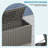 Balconera Water Resistant Resin Lockable Deck Box-126754757-126754758