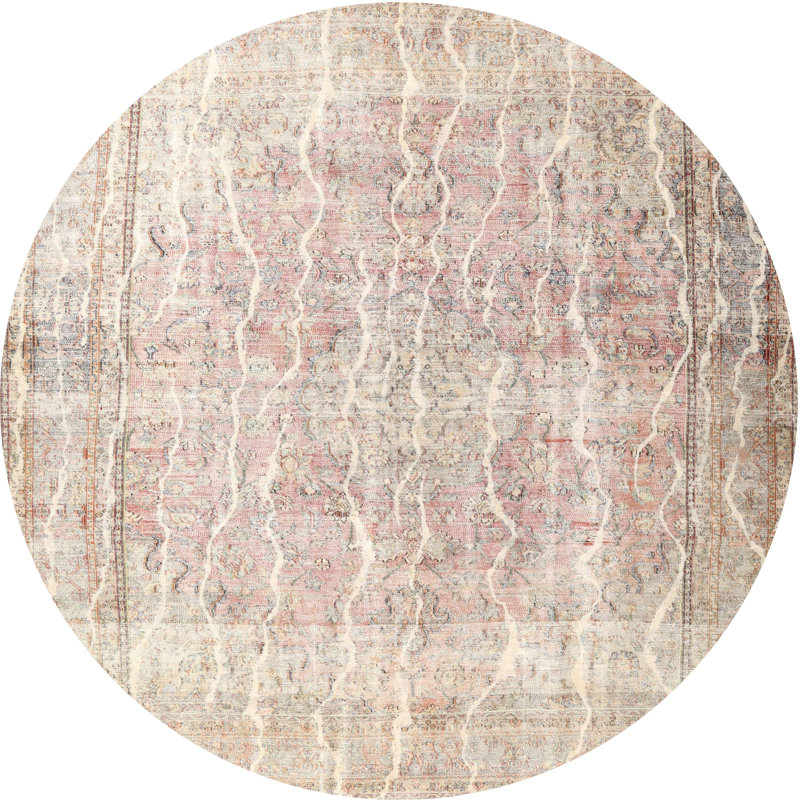 Ciampa Oriental Indoor Rug, Round 6'