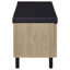 Banc de rangement 2 portes Clackamas