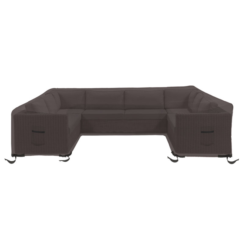 Outdoor Cover, 83.8cm H x 304.8cm W x 88.9cm D, Coffee