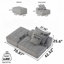 Canapé simple en tissu d'ameublement Chenille-1496482688