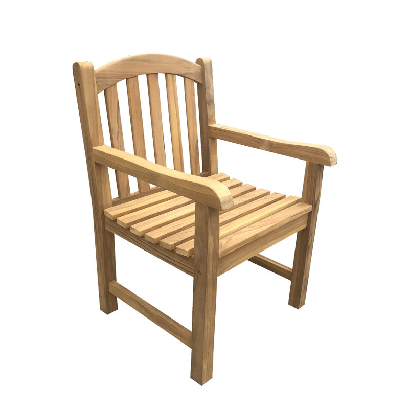 Teak Capt Arm Chair, Brown