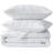 Square Stitch Embroidered Microfiber Quilt Set-88061303-88061301